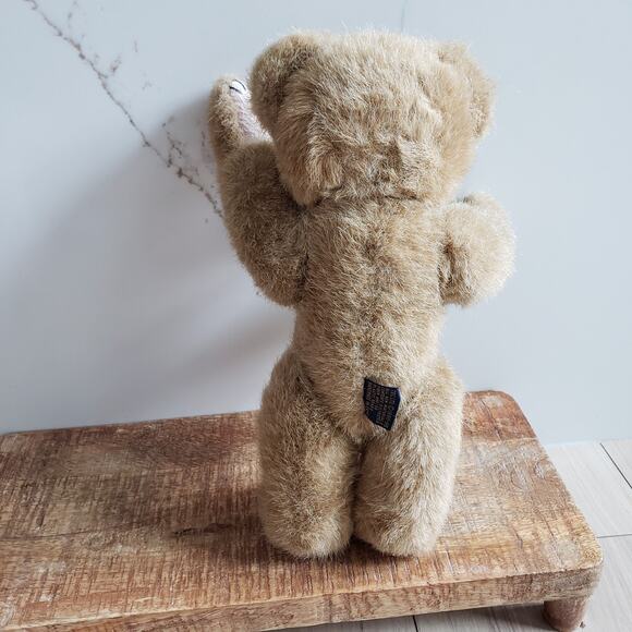 VTG Boyds Bear Plush Teddy 10" Poseable Mohair Style Handmade TBC Ltd 90s - Picture 8 of 10